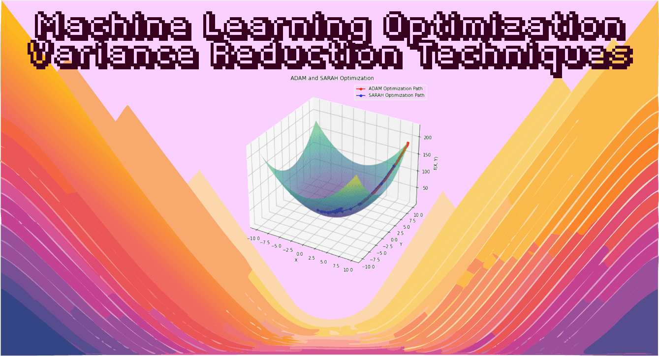 Machine Learning Optimization - Stochastic Descent, Variance Reduction Techniques, and the Bias-Variance Tradeoff